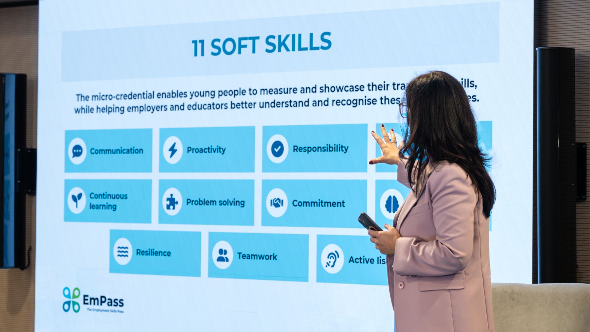 Speakers at JA Europe's From Skills to Opportunity forum